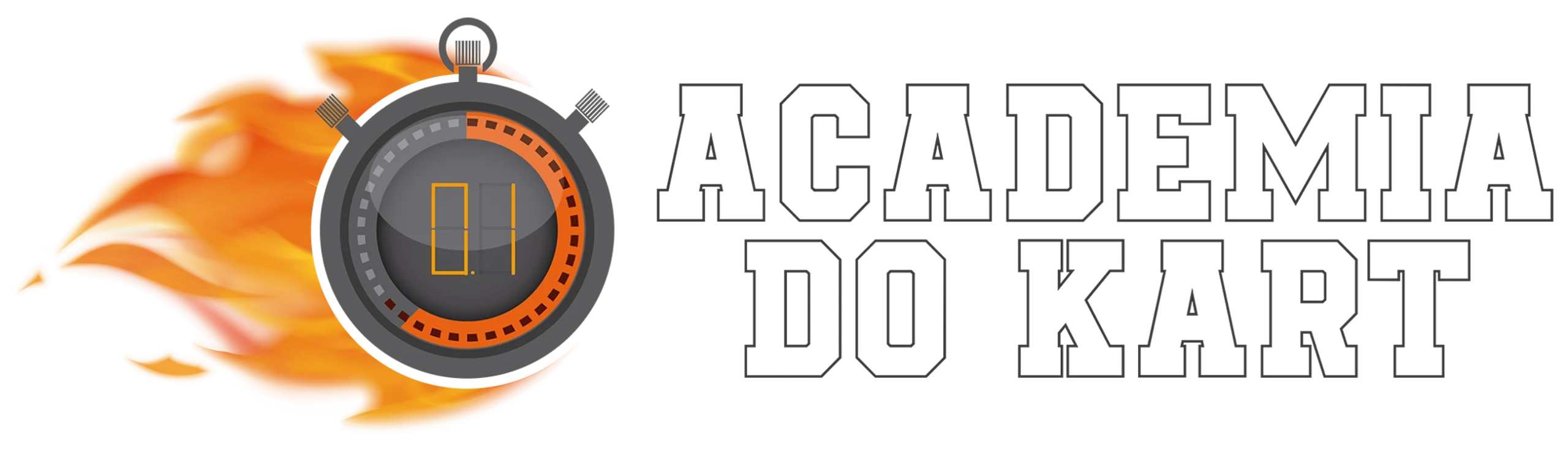 LOGO_Academia do Kart_Letras_Branca